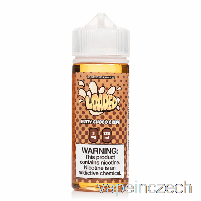 Ořechový čoko Krep - Plněný E-liquid - Nemilosrdné Páry - 120 Ml 0mg Vape Pero